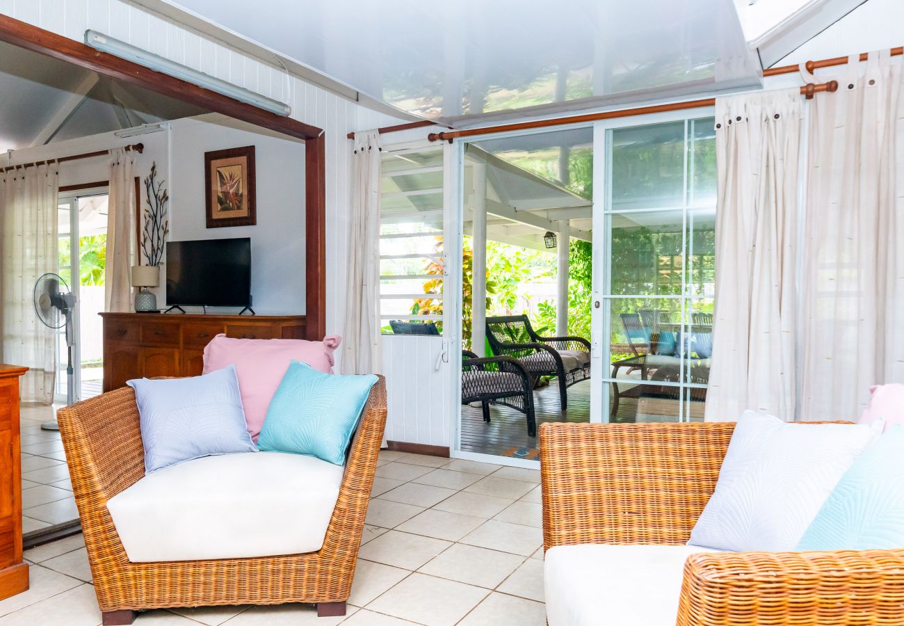 Maison à Teavaro - Aroha Nui Lodge 2CH 5min du quai à Teavaro Moorea