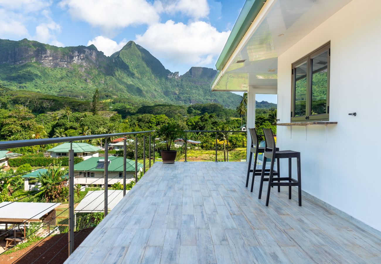 House in Paopao - Painapo Lodge 3CH Vue Vallée Paopao Moorea